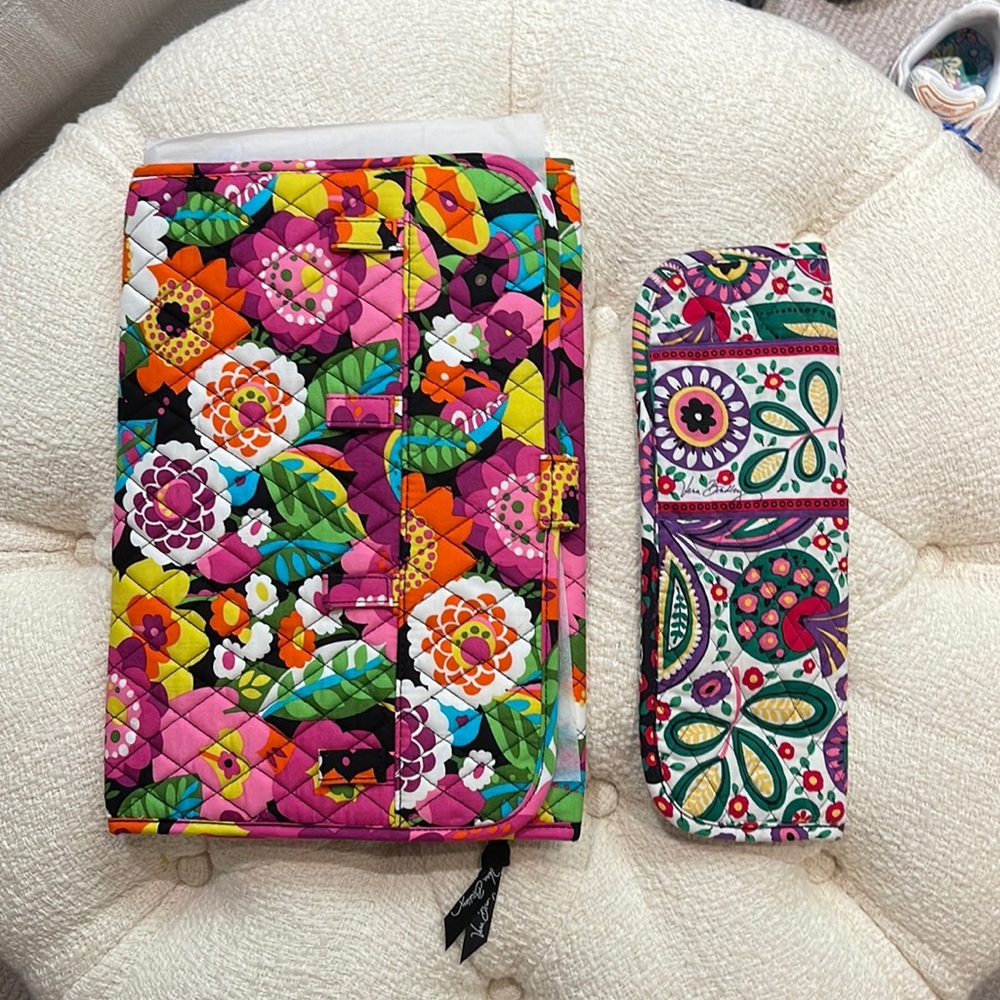 Vera Bradley Jewelry Organizer and Hot Tool Holder